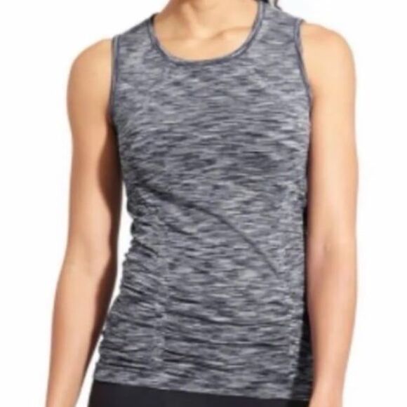 Athleta grey gray heathered marled breathe tank - Picture 1 of 4
